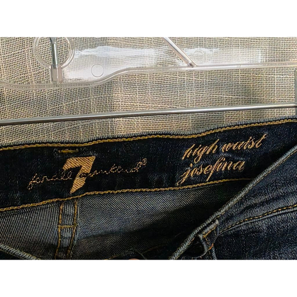 Women's 7 For All Mankind Jeans Size 29 Blue - Picture 6 of 15